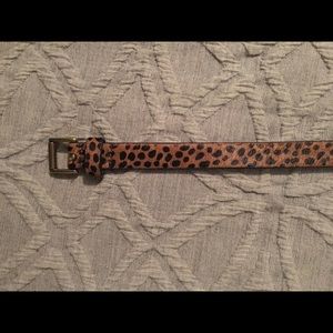 NWOT! Jcrew leopard print belt. Size S/M
